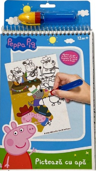 Picteaza cu apa - Peppa Pig | Happyschool