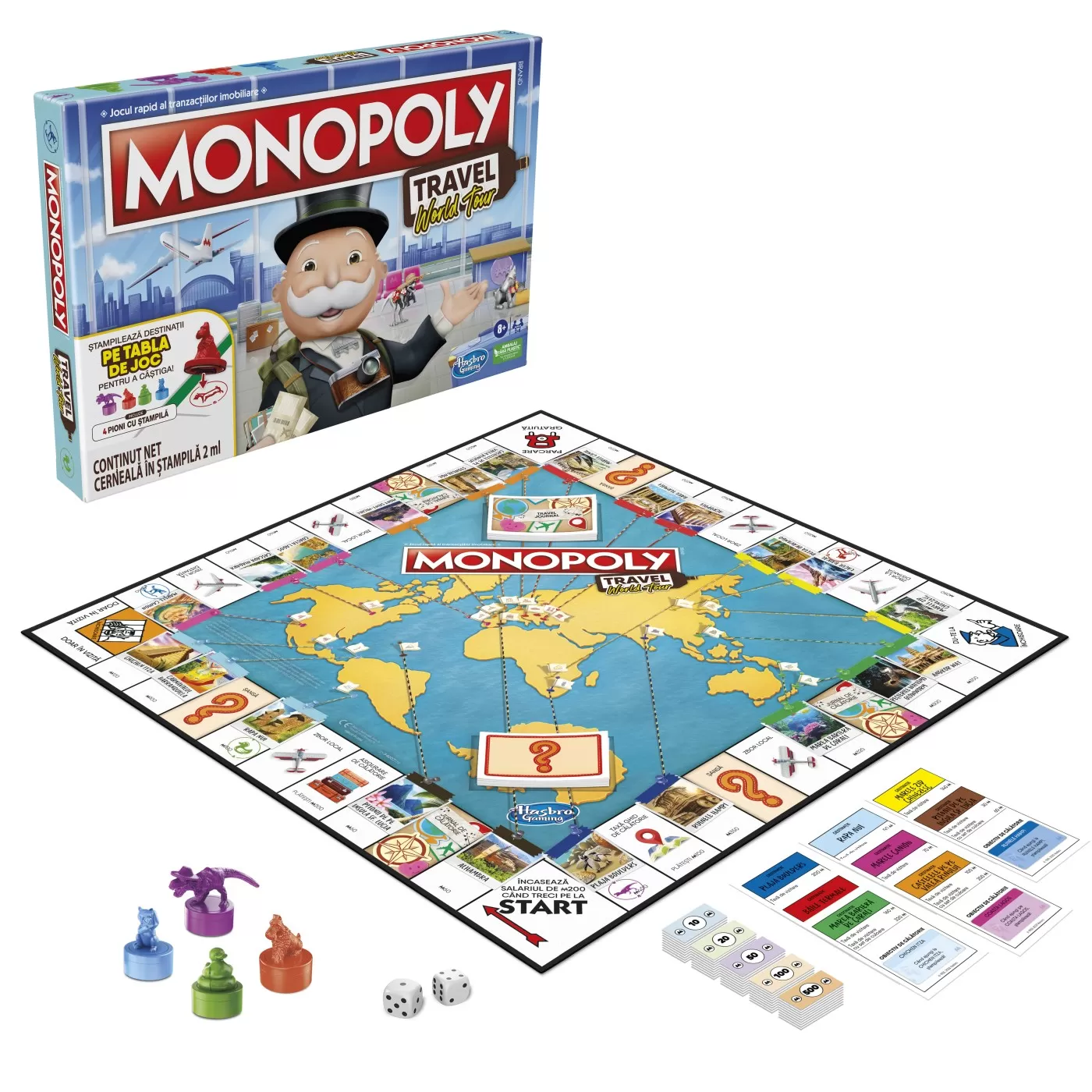 Joc - Monopoly Travel World Tour | Hasbro - 1