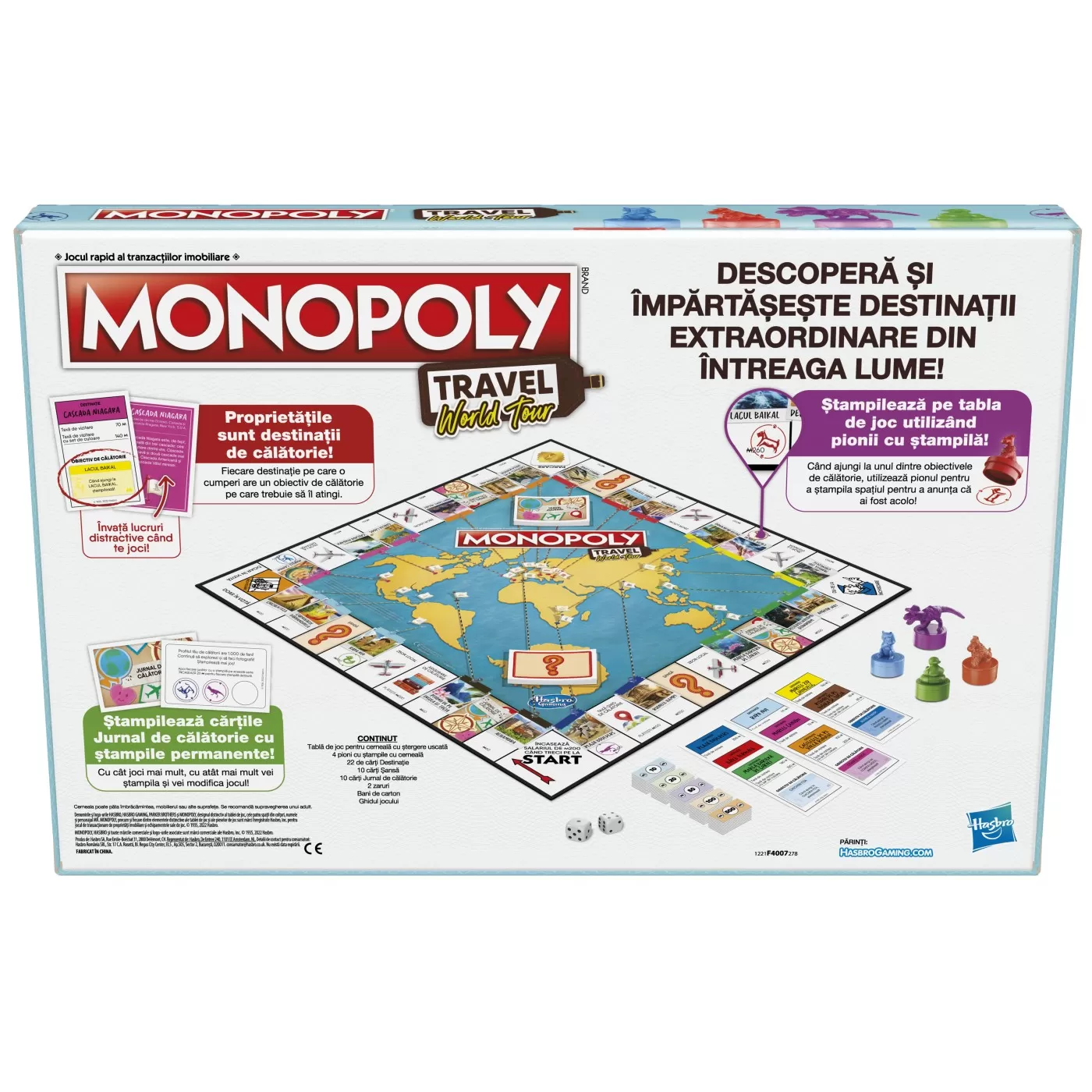 Joc - Monopoly Travel World Tour | Hasbro - 2