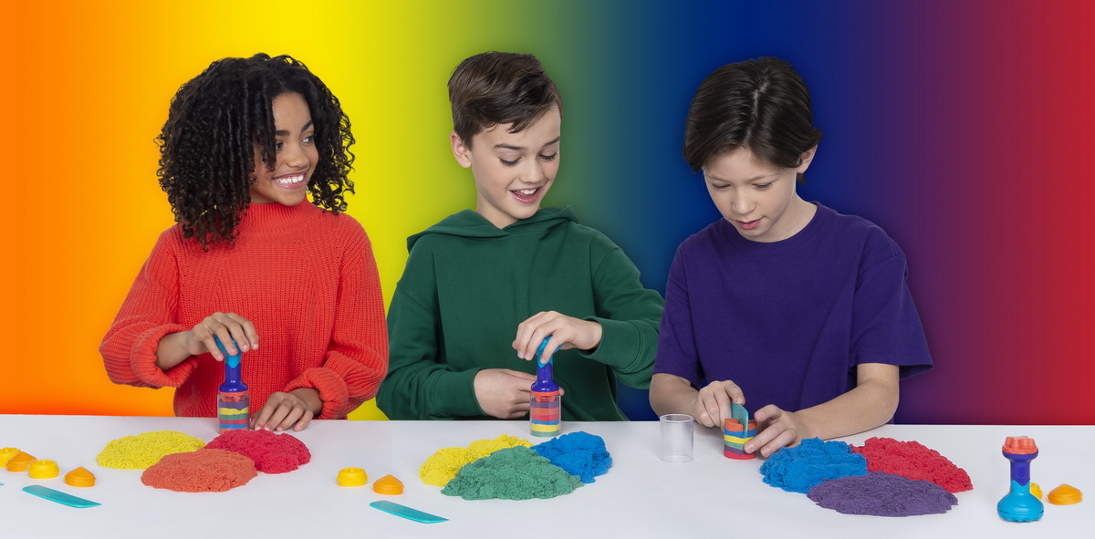 KINETIC SAND SET UNELTE DE CURCUBEU CU ACCESORII | Spin Master - 2 | YEO