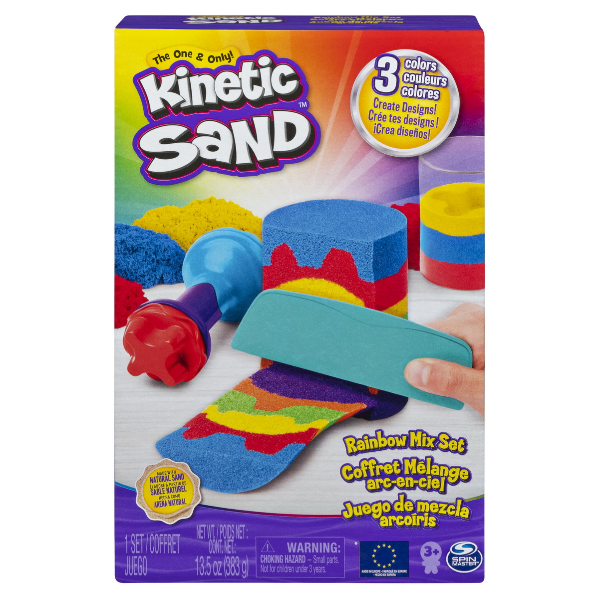 KINETIC SAND SET UNELTE DE CURCUBEU CU ACCESORII | Spin Master - 3 | YEO