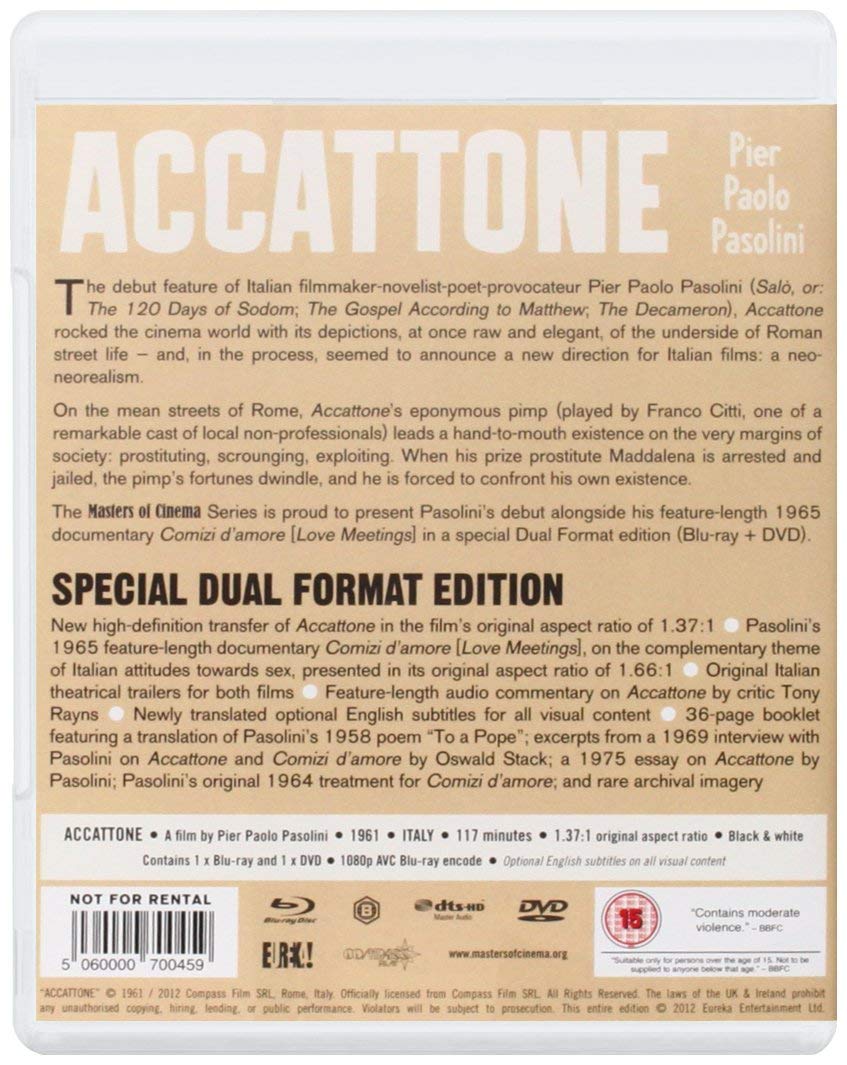 Accattone (Blu-Ray + DVD) | Pier Paolo Pasolini