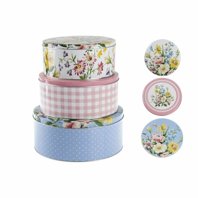 Set 3 cutii metalice Katie Alice -English Garden | Creative Tops - 1 | YEO