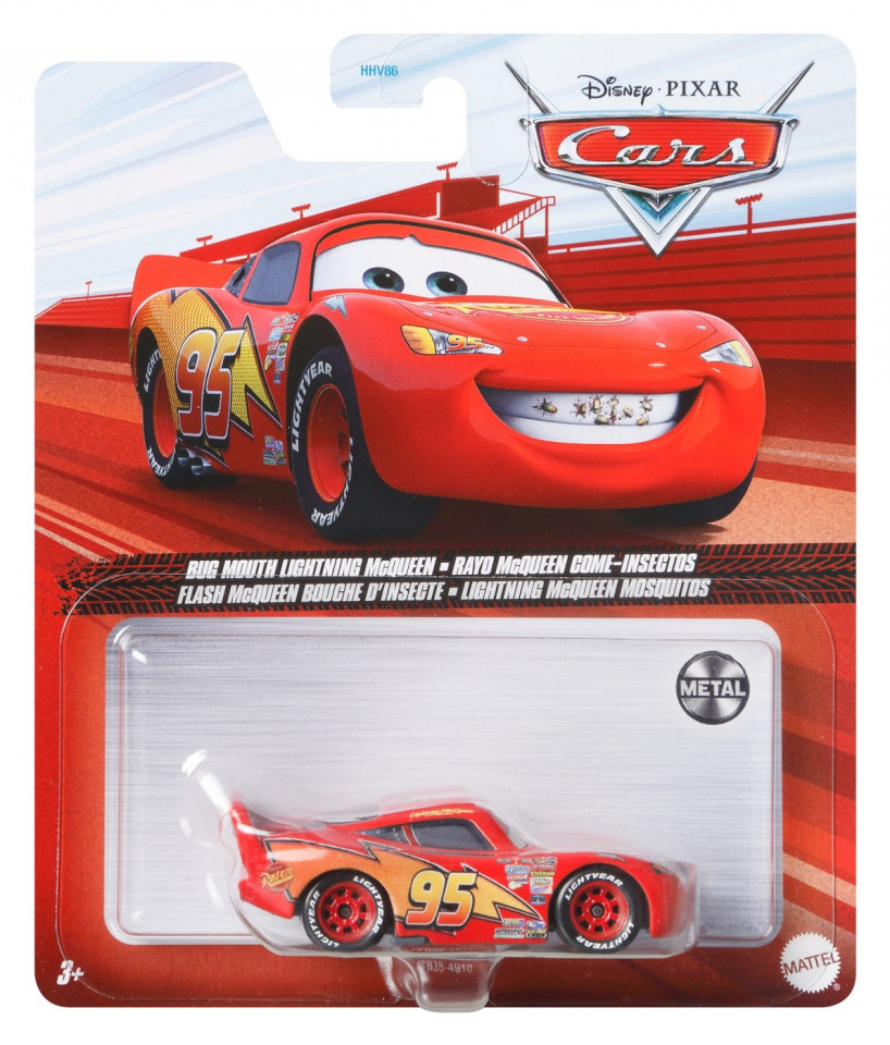  Masinuta - Disney Cars - Bug Mouth Lighting McQueen | Mattel 