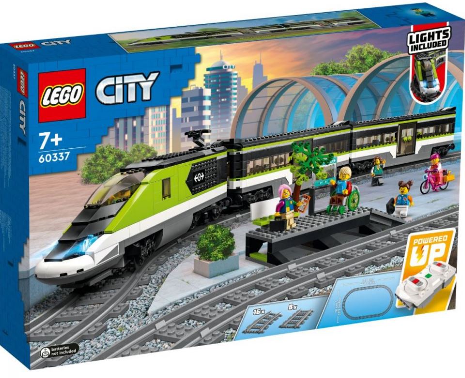 LEGO 60337 - Tren expres de pasageri, 764 piese | LEGO