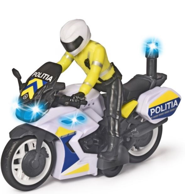 Dickie - Motocicleta de Politie - 17 cm | Dickie Toys