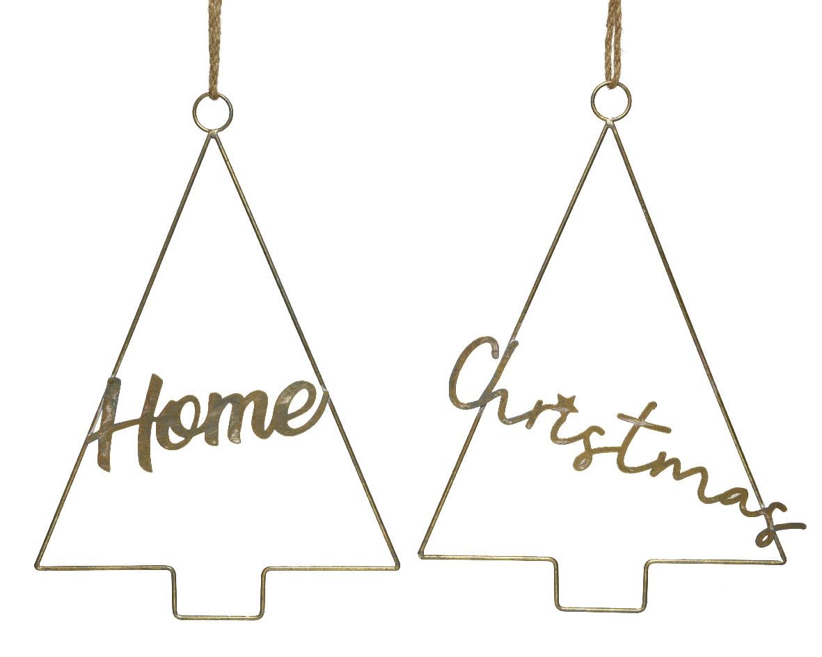 Decoratiune - Figure Iron Home Christmas - doua modele - pret pe bucata | Kaemingk