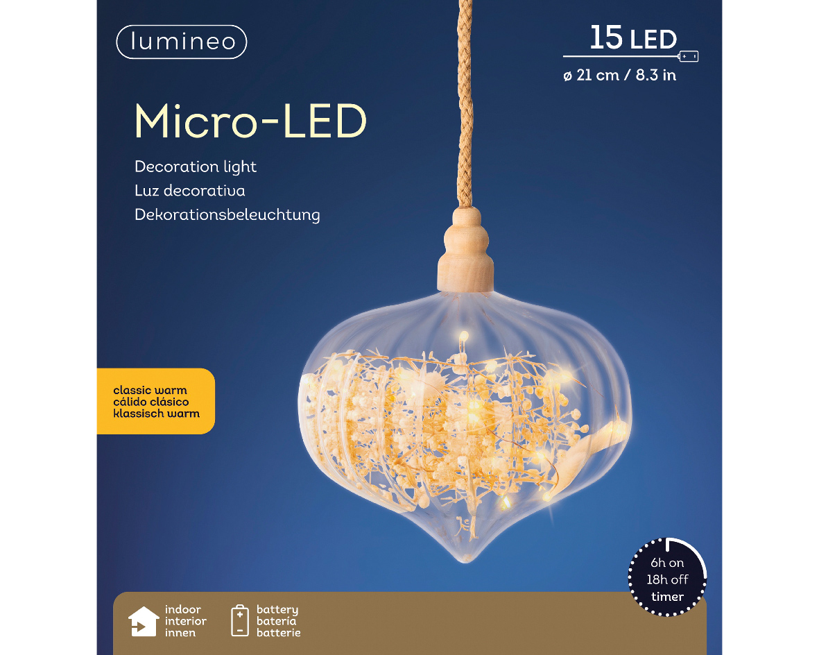 Decoratiune - Micro LED Onion | Kaemingk - 3 | YEO