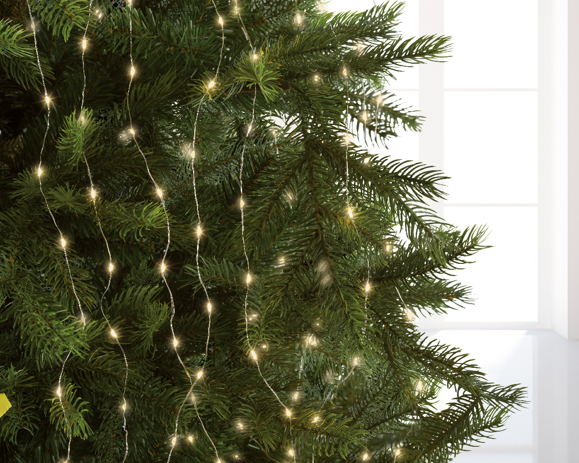 Ghirlanda de luminite - Micro LED Tree Bunch Silver Wire Warm White - Outdoor | Kaemingk - 1 | YEO