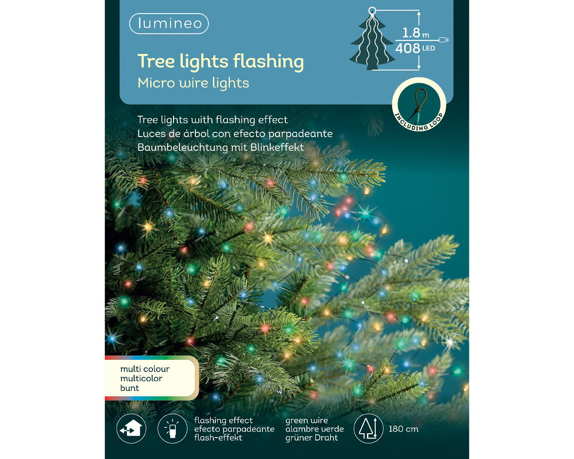 Ghirlanda de luminite - Micro LED - Tree Bunch Flashing Effect - Outdoor | Kaemingk