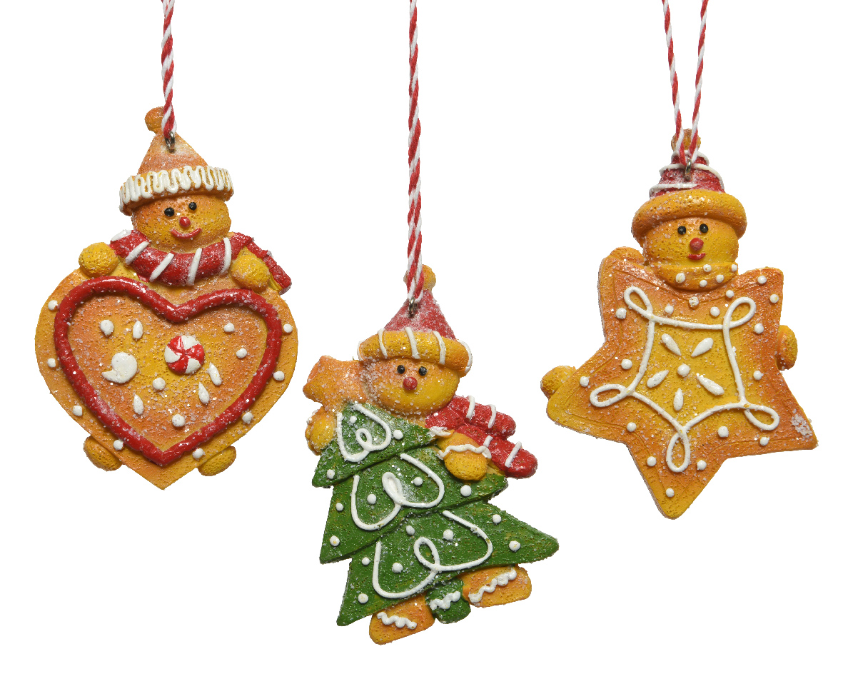 Decoratiune - Figure Polyresin Gingerbread - mai multe modele | Kaemingk