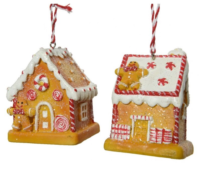  Decoratiune - House Polyresin Gingerbread - mai multe modele | Kaemingk 