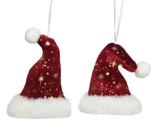 Decoratiune - Santa Hat Polyester Artificial Fur - mai multe modele | Kaemingk