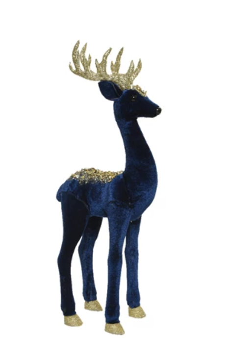 Figurina decorativa - Deer - Blue | Kaemingk