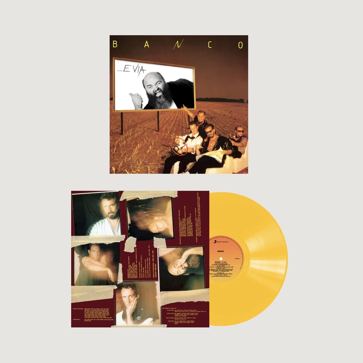 ...e Via (Yellow Vinyl) | Banco Del Mutuo Soccorso