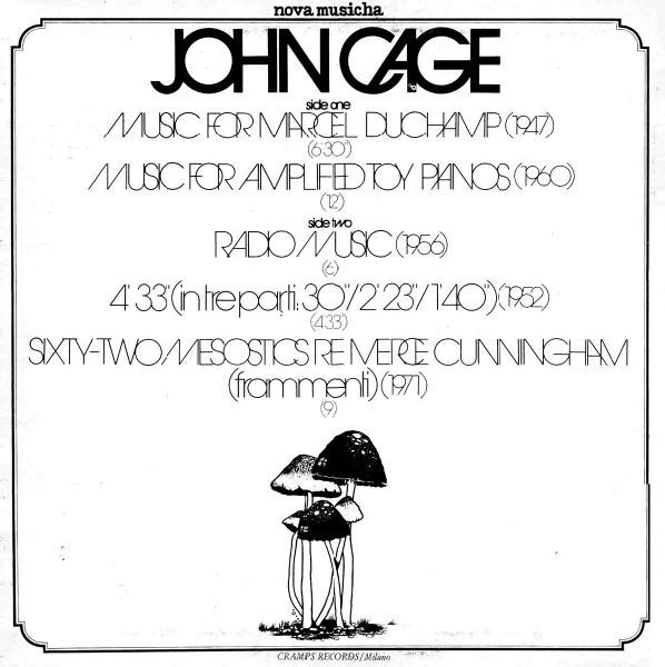 John Cage | John Cage - 1 | YEO