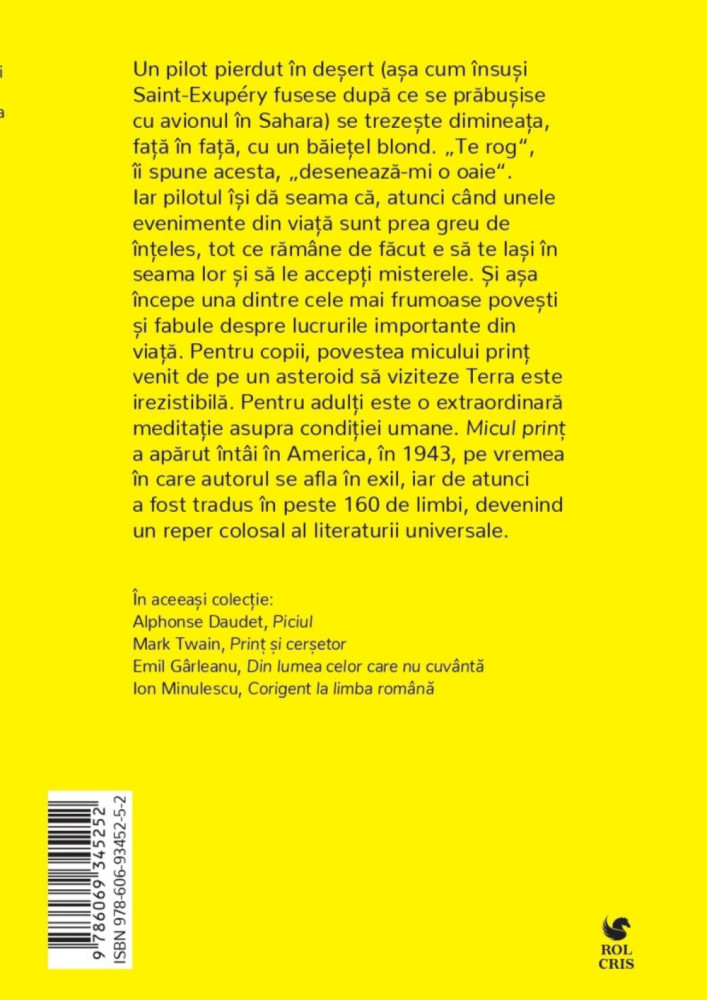 Micul print | Antoine de Saint-Exupery