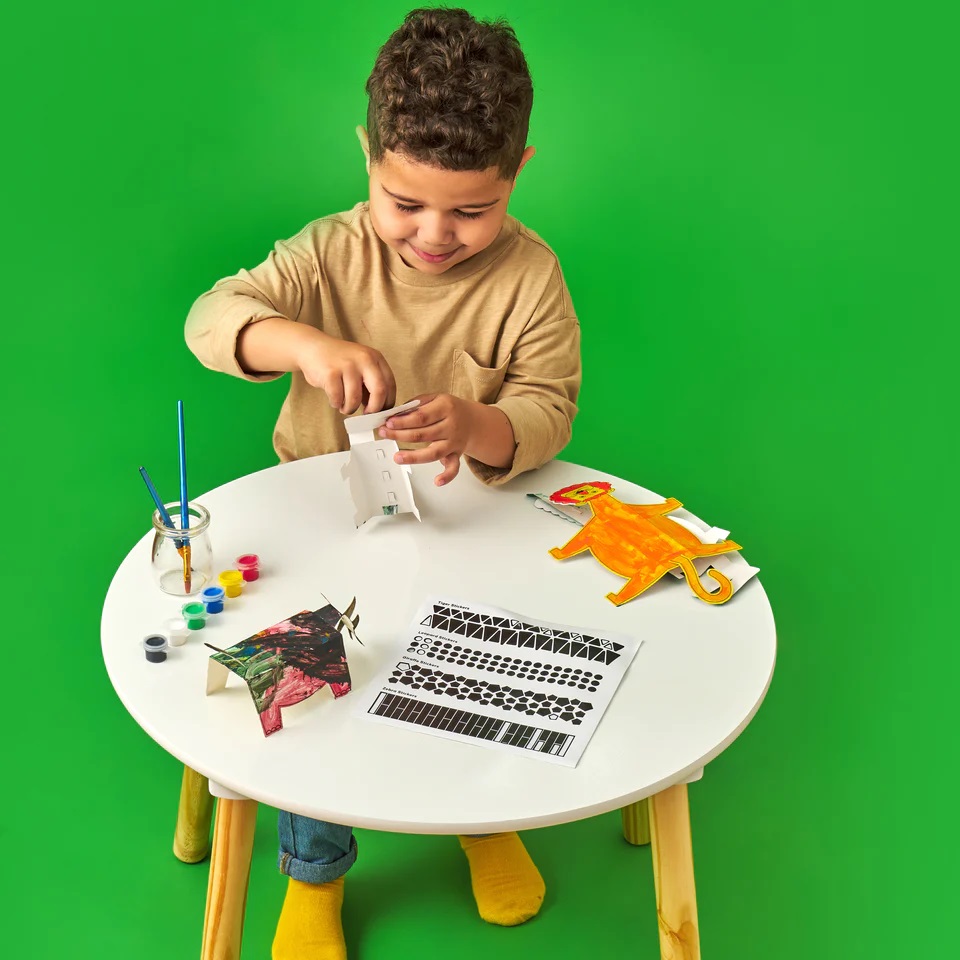 Kit creativ - Make, Paint & Play - 3D Safari | Kikkerland - 1 | YEO