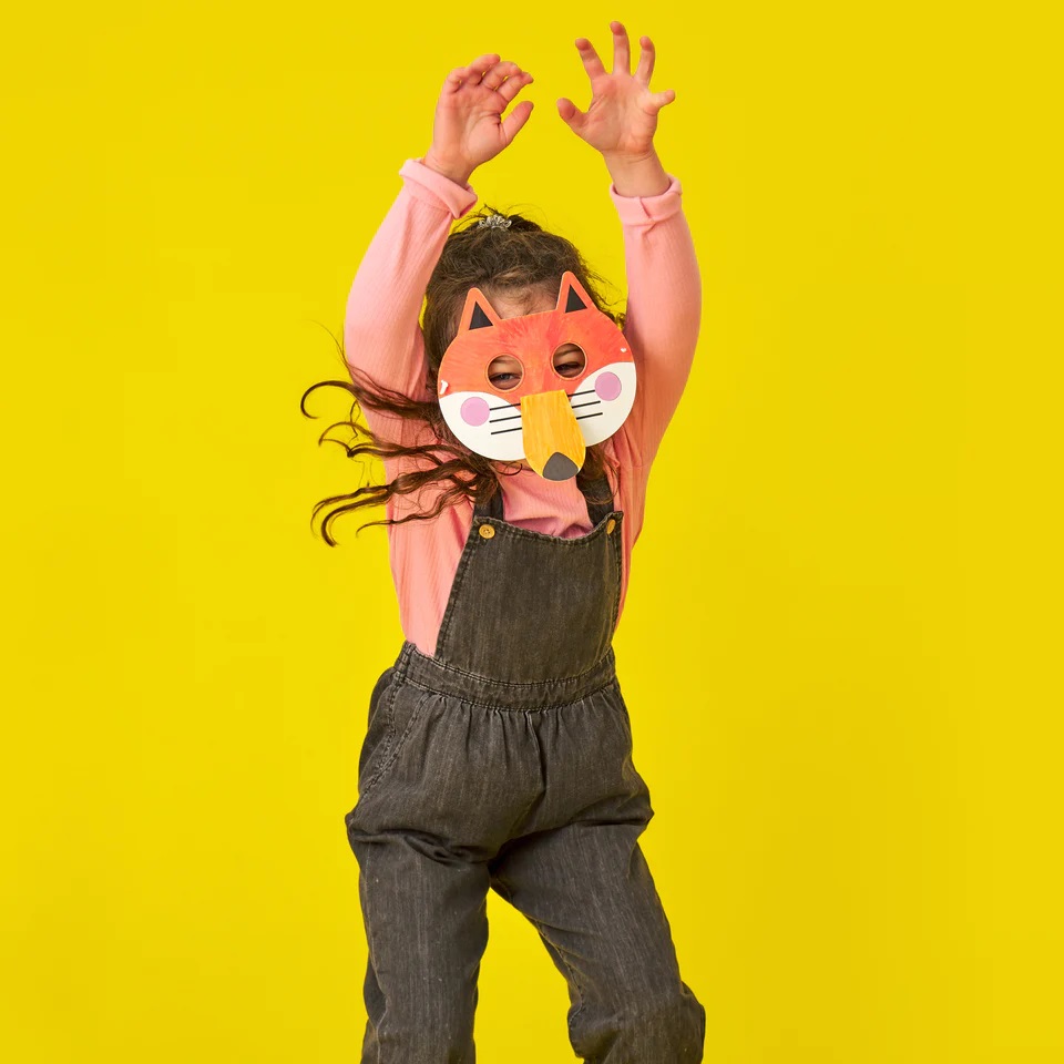 Kit decorativ - Make, Paint & Play - Animal Mask | Kikkerland - 4 | YEO