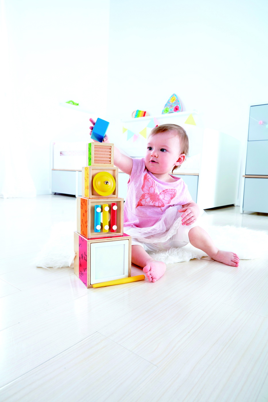 Jucarie educativa - Stacking Music Set | Hape - 1 | YEO