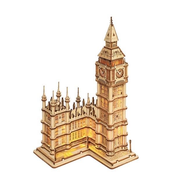 Puzzle 3D - Big Ben, 220 piese | Robotime image2