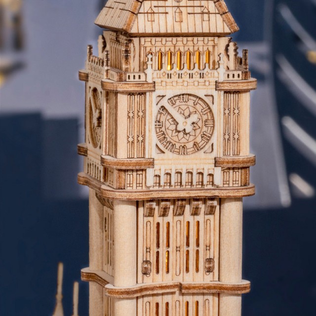 Puzzle 3D - Big Ben, 220 piese | Robotime image5
