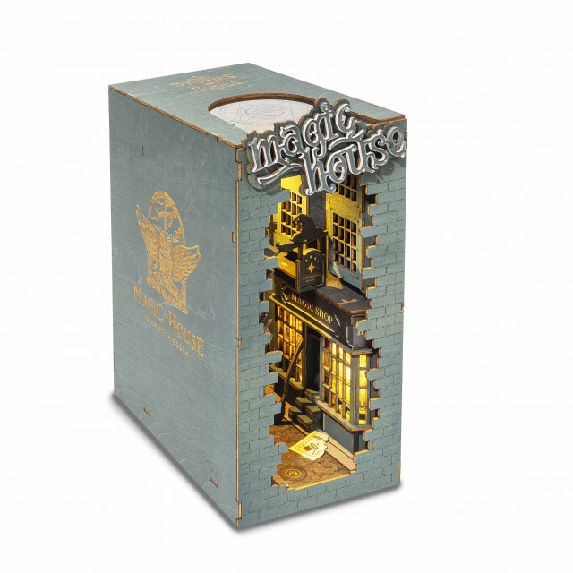 Puzzle 3D - Cotor de Carte DIY - Casa Magica | Robotime