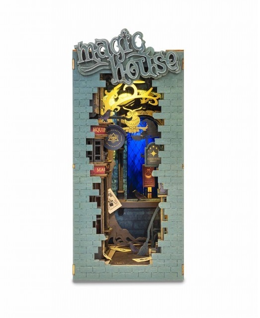Puzzle 3D - Cotor de Carte DIY - Casa Magica | Robotime image3