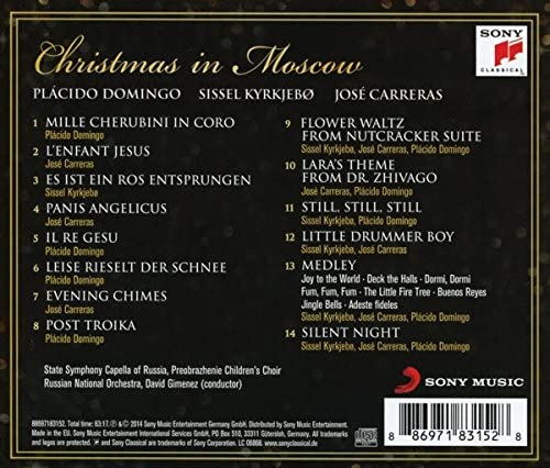 Christmas in Moscow | Placido Domingo, Sissel Kyrkjebo, Jose Carreras