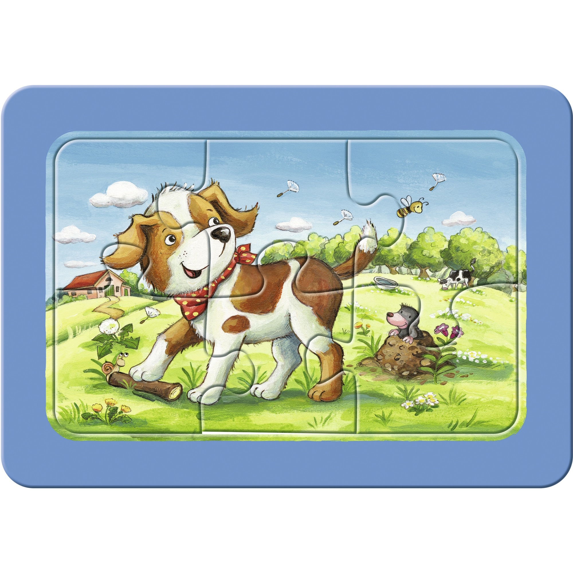 Puzzle 3x6 piese - Animalute | Ravensburger