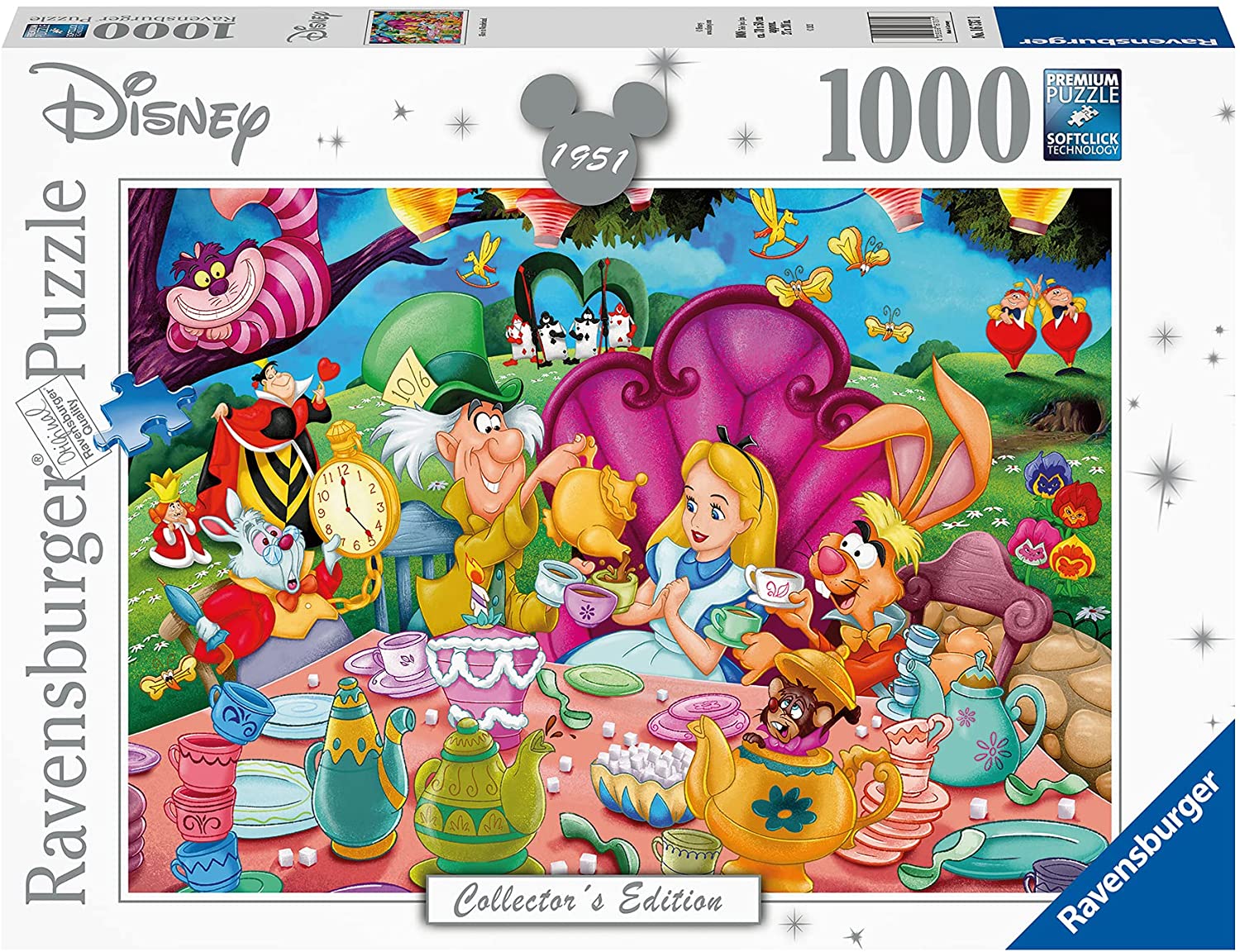 Puzzle 1000 piese - Alice in tara minunilor | Ravensburger