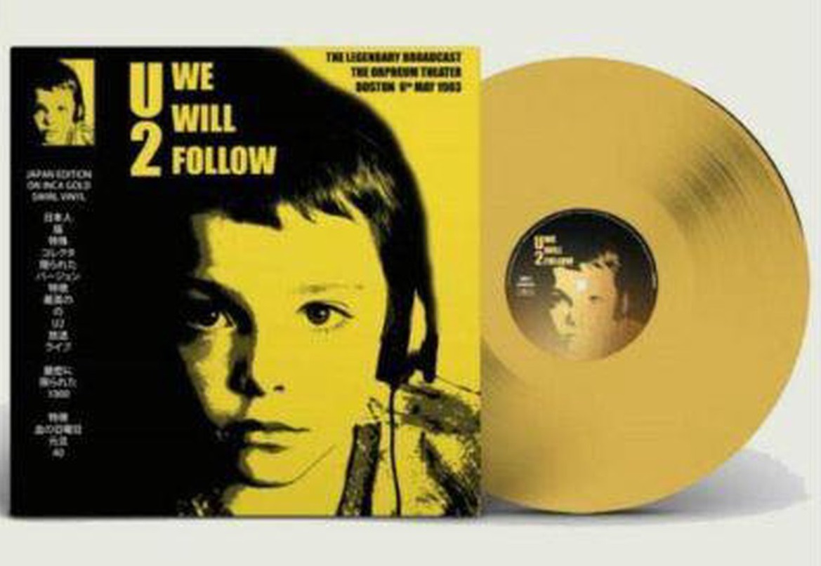 We Will Follow - Orpheum Theater Boston 6th May 1983 - Gold Vinyl | U2