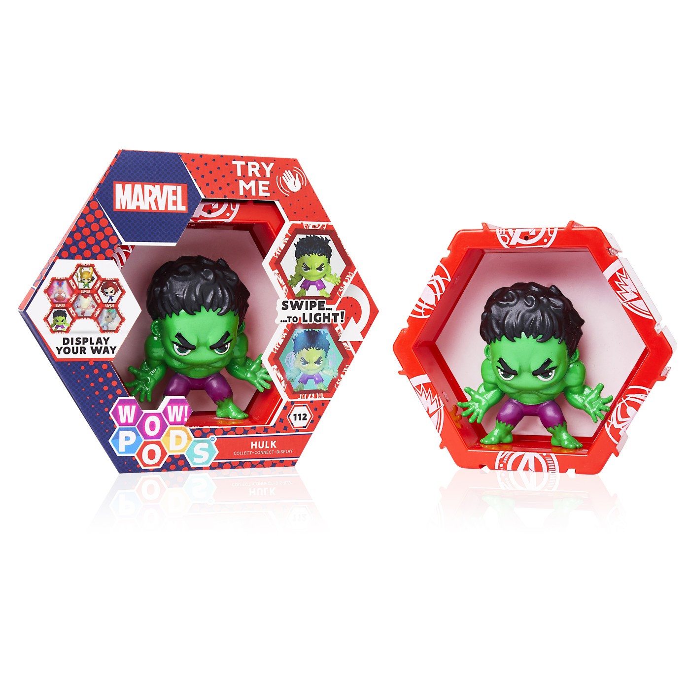 Figurina Wow! Stuff – Marvel Hulk | Wow! Pods - 3 | YEO