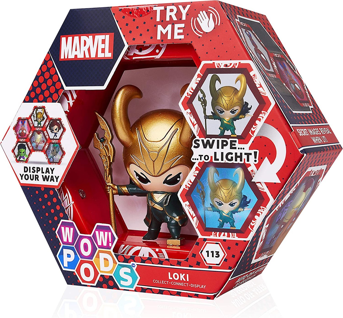 Figurina Wow! Stuff – Marvel Loki | Wow! Pods - 6 | YEO