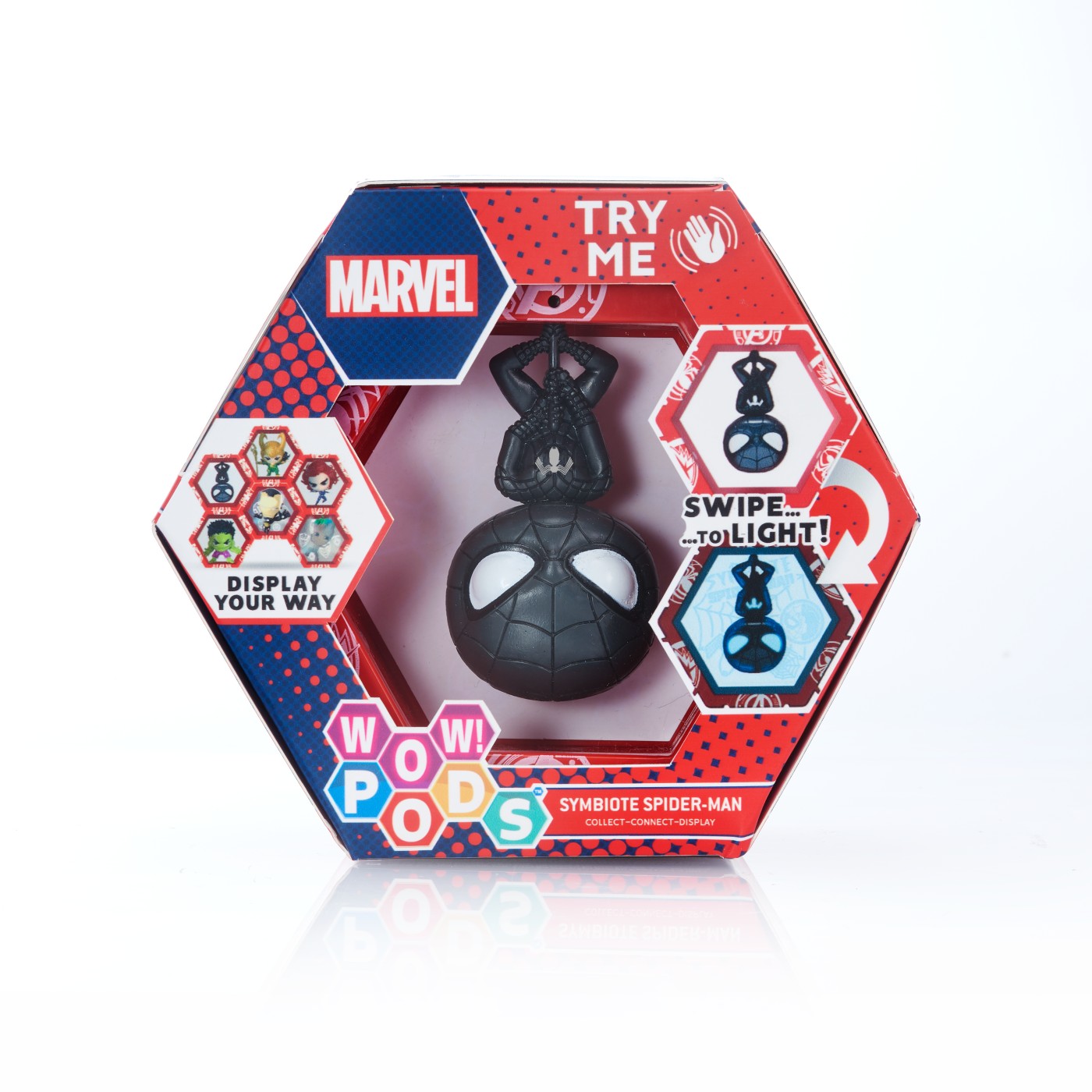 Figurina Wow! Stuff - Marvel Spiderman Monochrome led figure | Wow! Pods - 8 | YEO