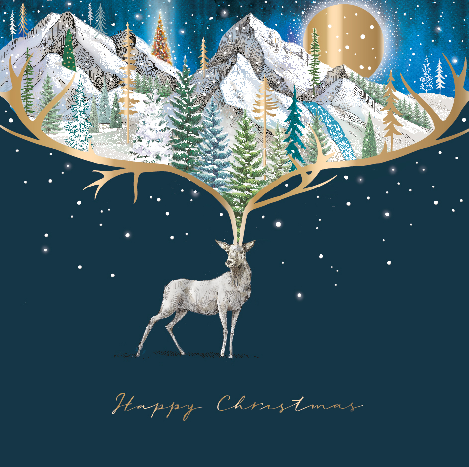 Felicitare - Curious Inksmith - Christmas - Magical Reindeer | Ling Design