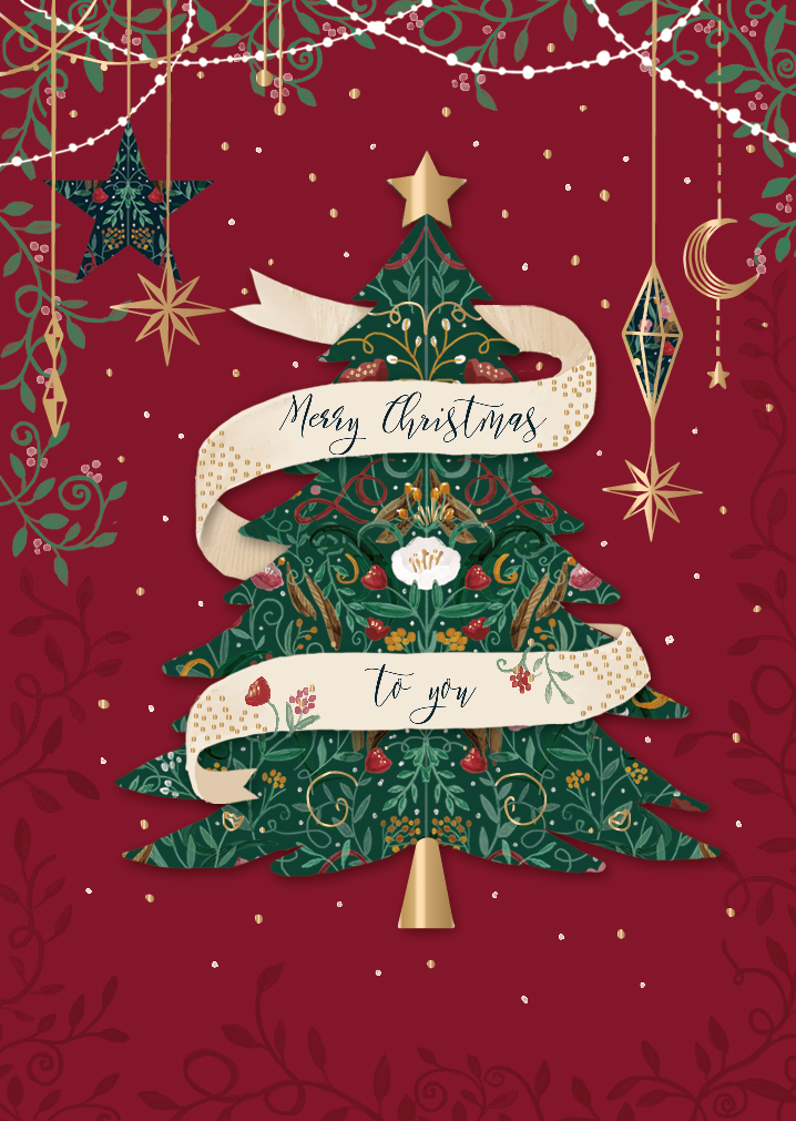 Felicitare - Tinsel & Tidings - Merry Christmas | Ling Design