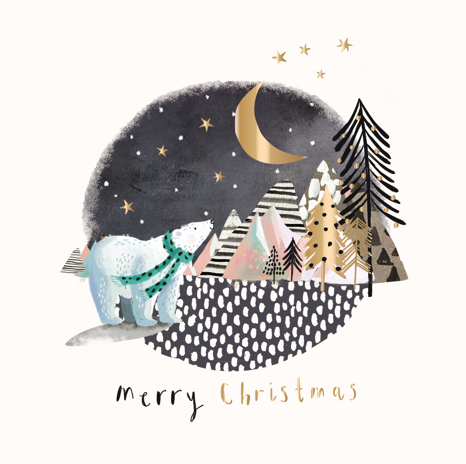 Felicitare - Curious Inksmith - Christmas - Arctic Winter | Ling Design