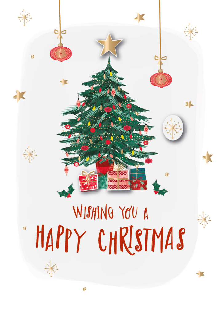 Felicitare - Fun Tidings - Christmas - Tree | Ling Design