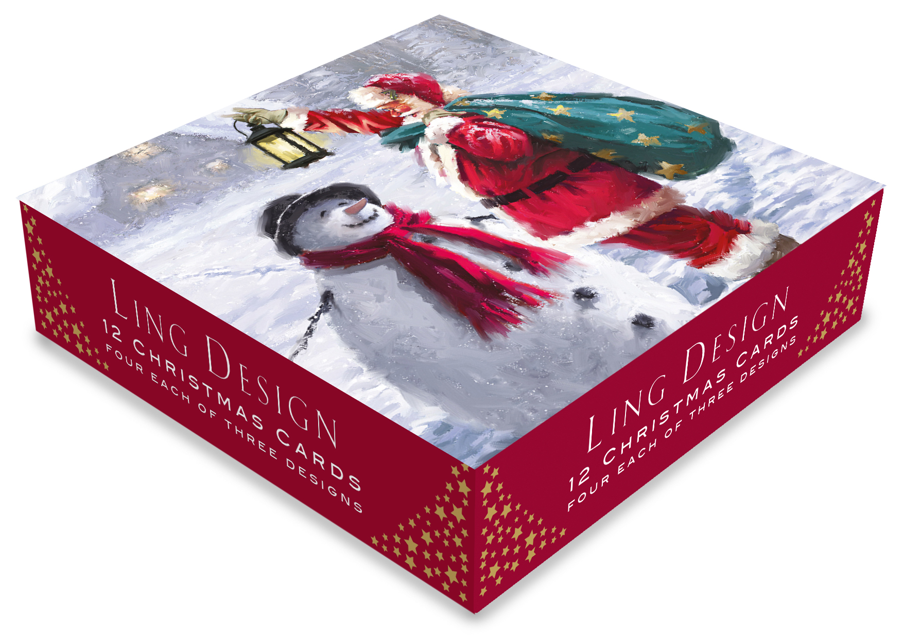 Set felicitari - Christmas Deluxe - Jolly Santas | Ling Design