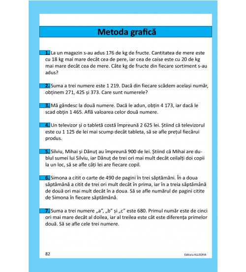 Culegere de matematica pentru clasa a IV-a | Nicoleta Holban - 3 | YEO