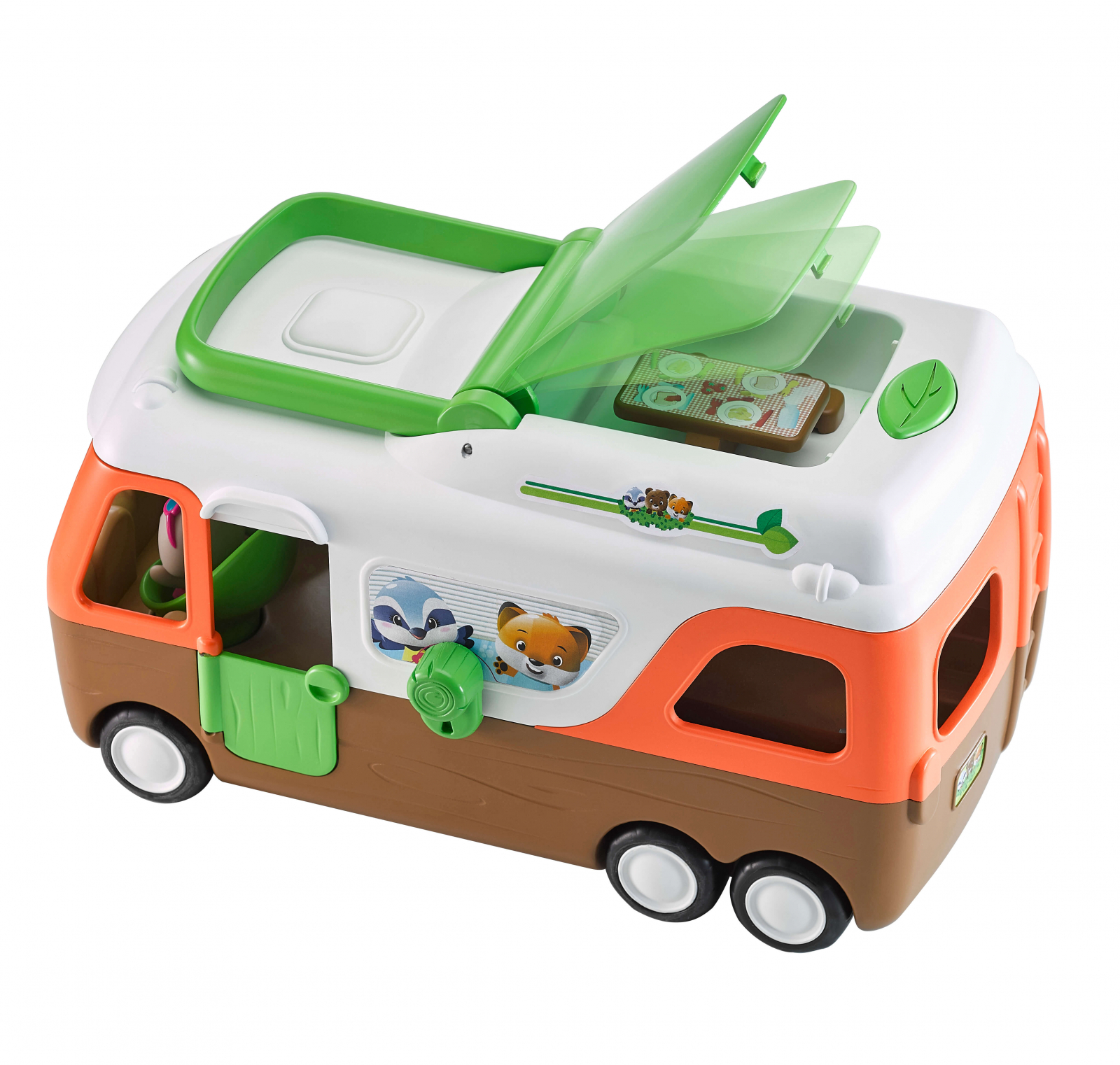 Set de joaca - Masina camping + figurina Lena | Klorofil - 4 | YEO