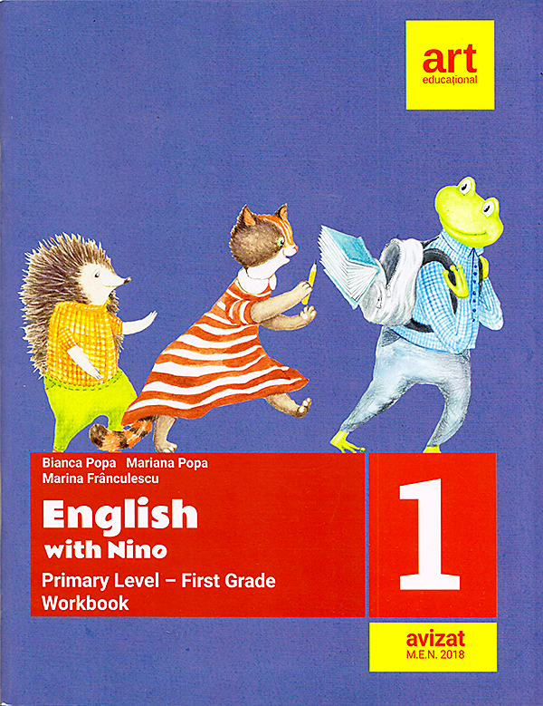 English with Nino. Primary Level - First Grade / Clasa I. Workbook / Caiet de lucru | Bianca Popa, Mariana Popa, Marina Franculescu - 1 | YEO