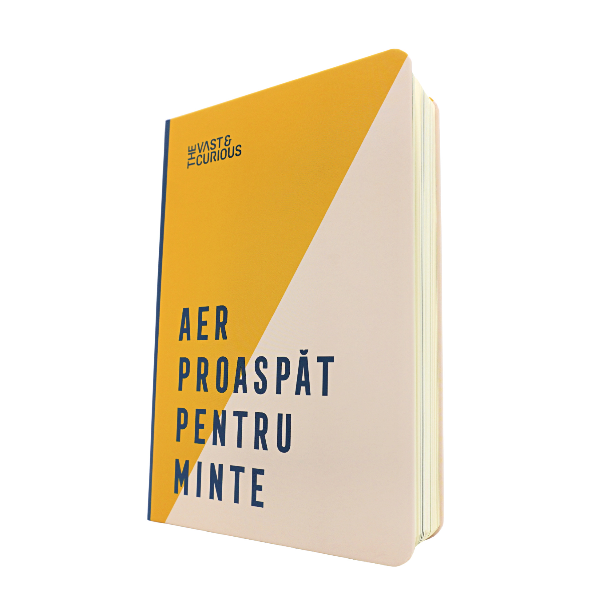 Carnet - Aer proaspat pentru minte - Galben | ROD