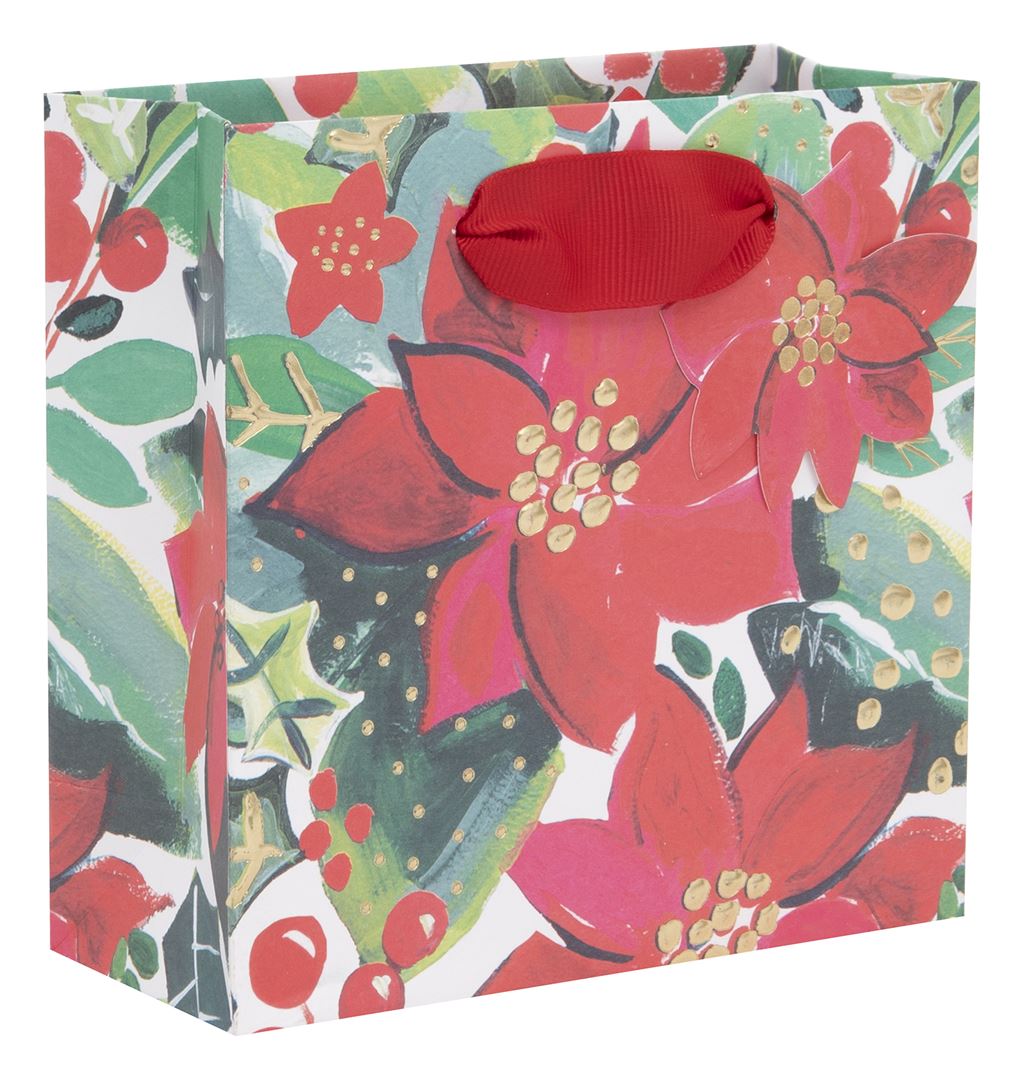 Punga cadou - Poinsettia, Small | Glick