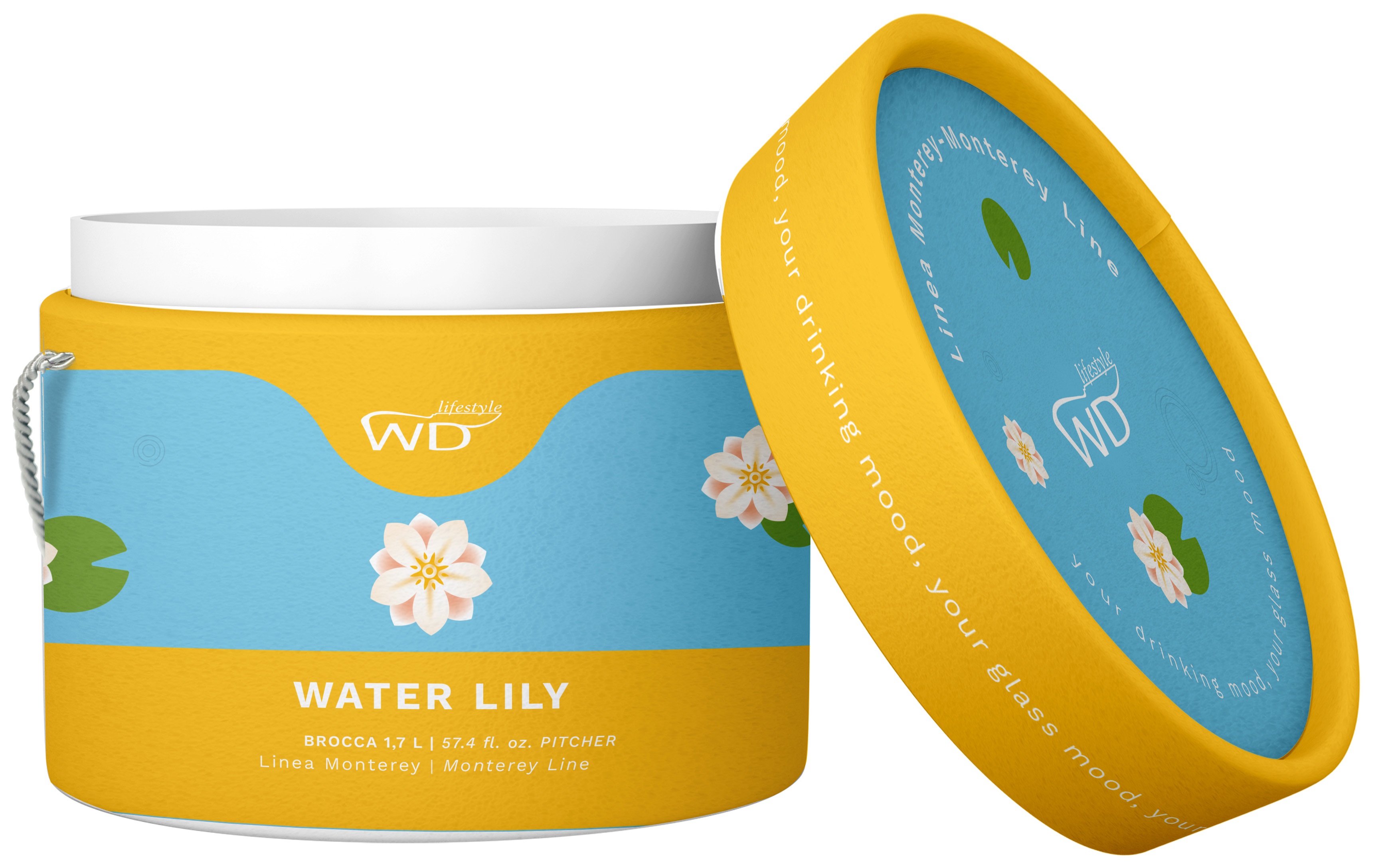 Carafa din sticla borosilicata - Water Lily | WD Lifestyle