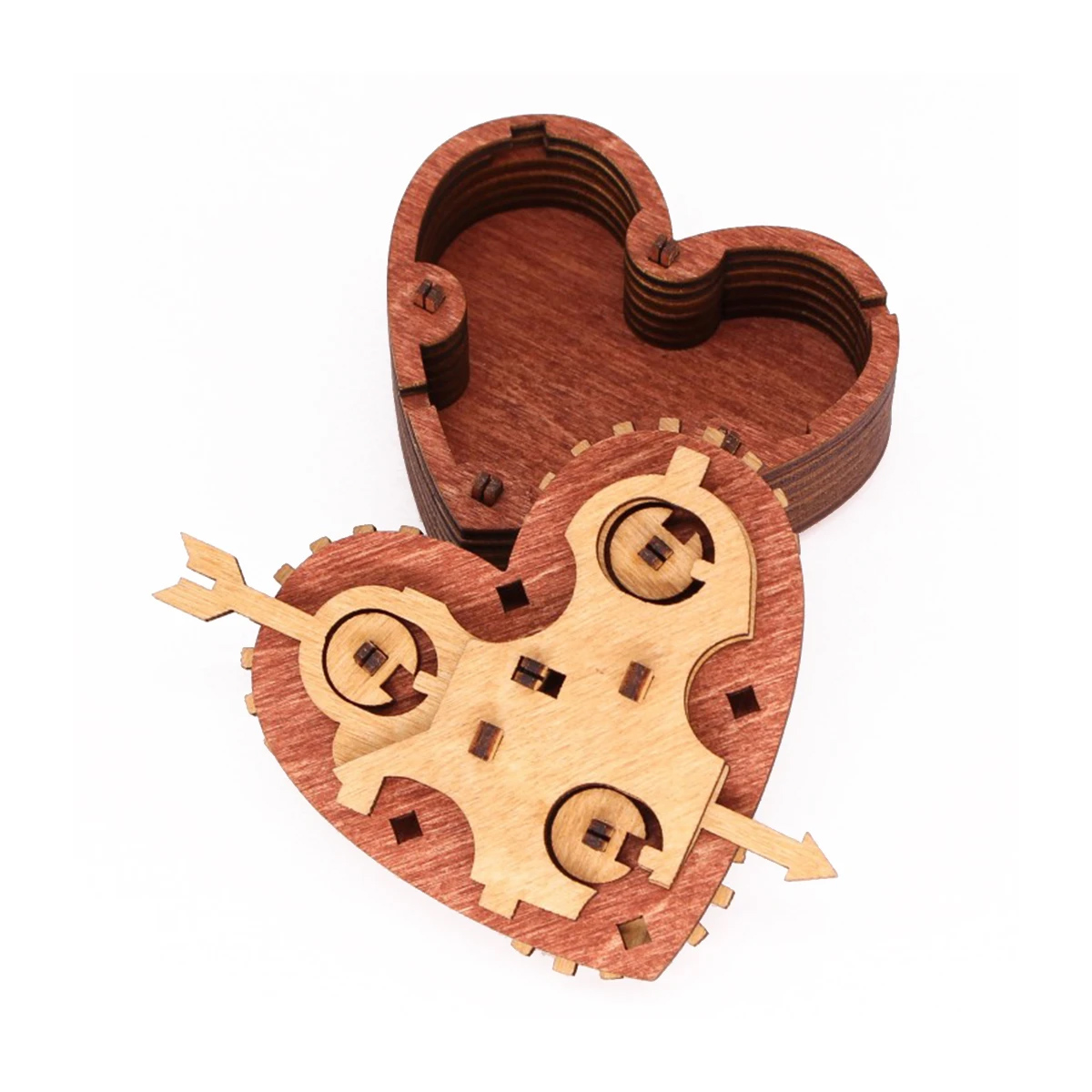 Puzzle mecanic - Tin Woodman's Heart. A mechanical box with a code lock | iDventure image2