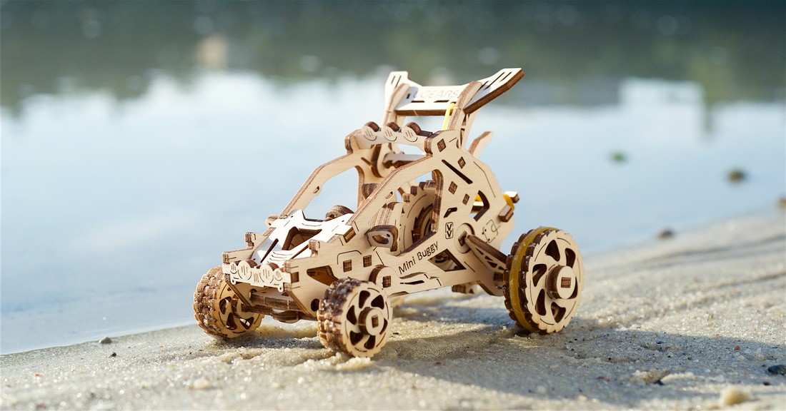 Puzzle 3D - Desert Buggy | Ugears - 1