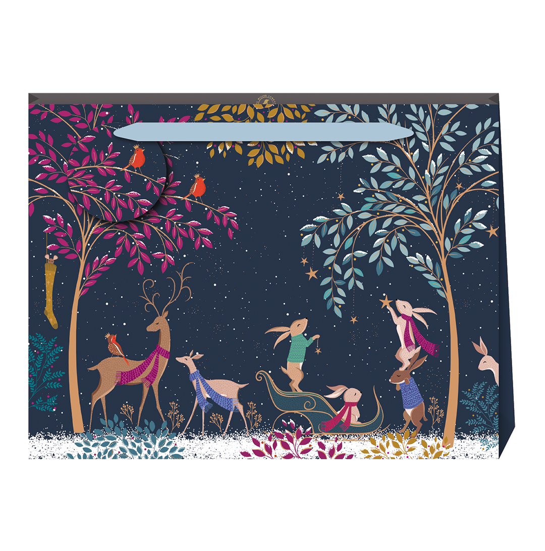 Punga de cadou - Shopper - Sara Miller - Woodland Tales - Rabbits and Deer | Penny Kennedy