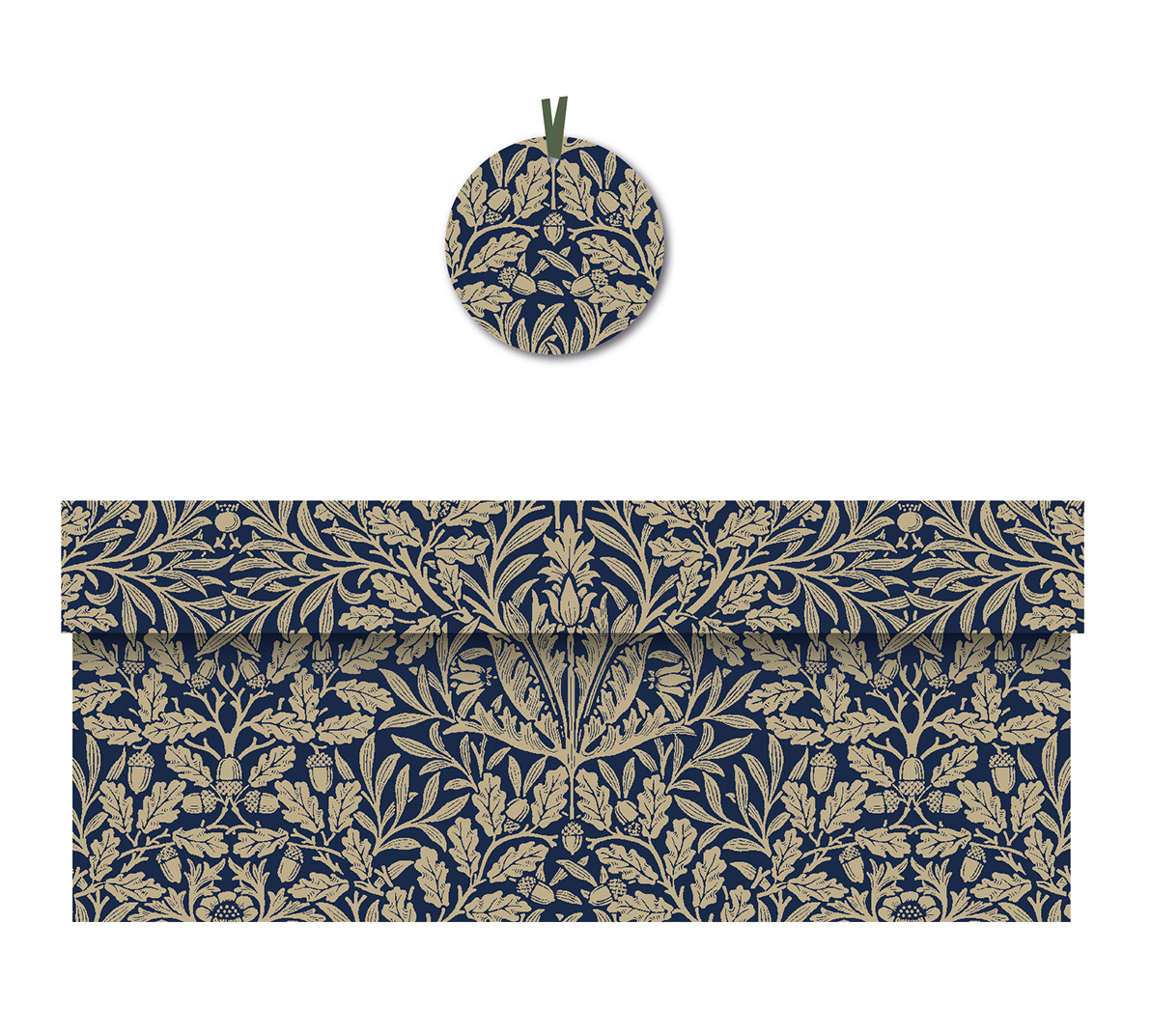 Cutie de cadou - Large - Morris & Co - Acorn Blue | Penny Kennedy